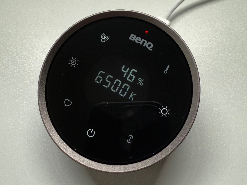 Statusleuchte für den Ladezustand.