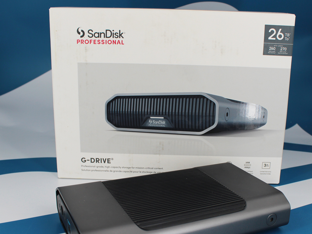 SanDisk Professional G-DRIVE 26 TB im Test